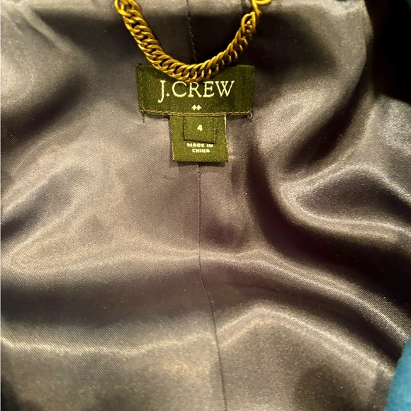 J. Crew Factory Cobalt Cocoon Coat - Picture 3 of 4